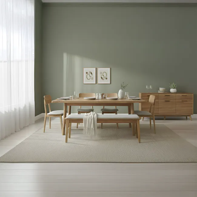 Toronto Extendable Dining Table 1.6m-2m with 6 Toronto Dining Chairs - 40