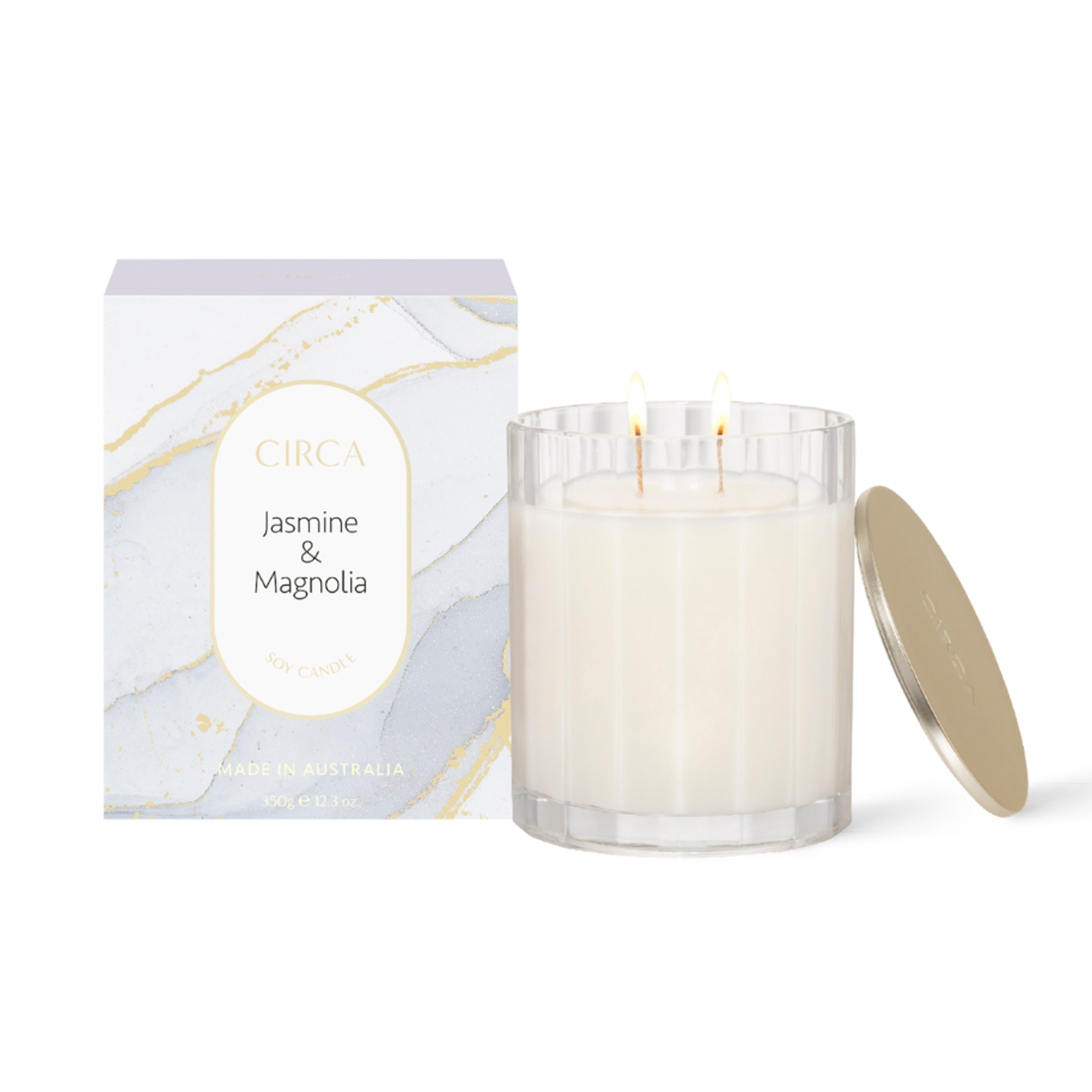Circa Soy Candle - Jasmine & Magnolia (2 Sizes)