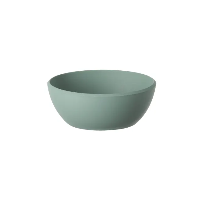 Omada REAMO Snack Bowl - Teal - 1 - Elegant, minimalist, modern, round, shallow, green, ceramic, bowl, smooth, matte finish