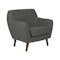 Emma 3 Seater Sofa with Emma Armchair - Raven - 14