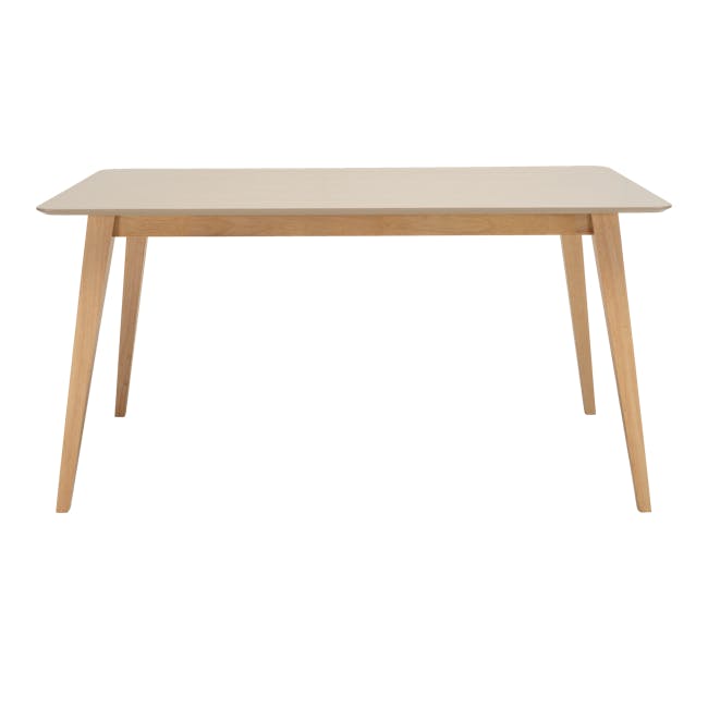 Ralph Dining Table 1.5m - Natural, Taupe Grey - 1