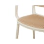 Yumi Plastic Rattan Armchair - White - 5