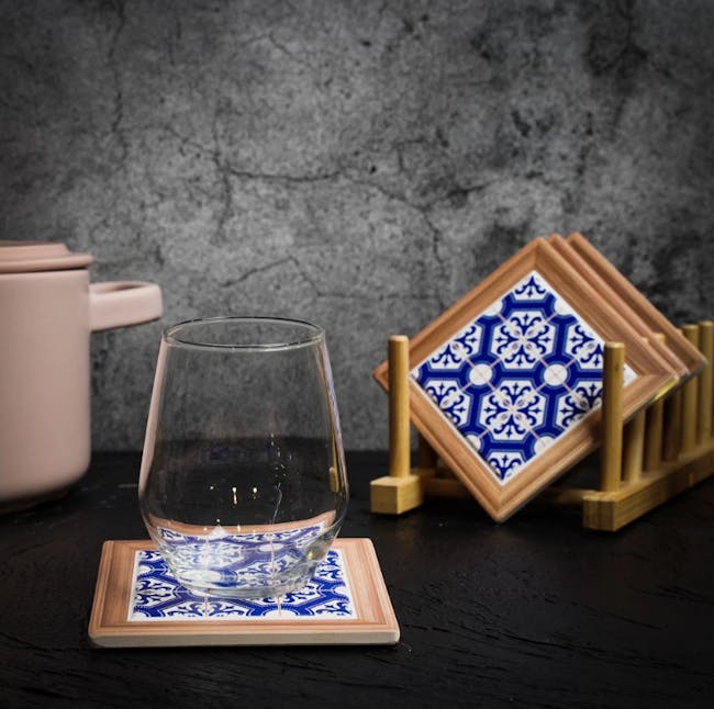 Peranakan Ceramic Cup Coaster - Kairi - 1