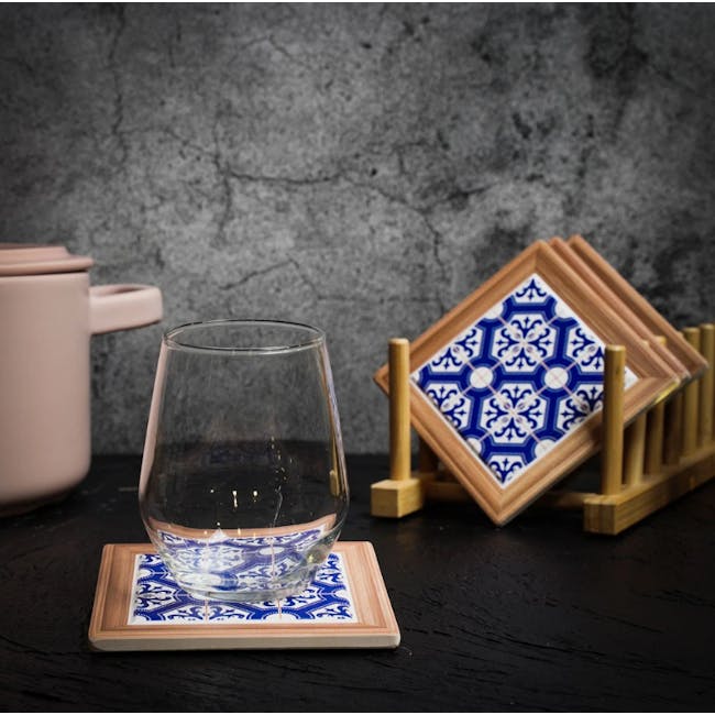 Peranakan Ceramic Cup Coaster - Kairi - 1