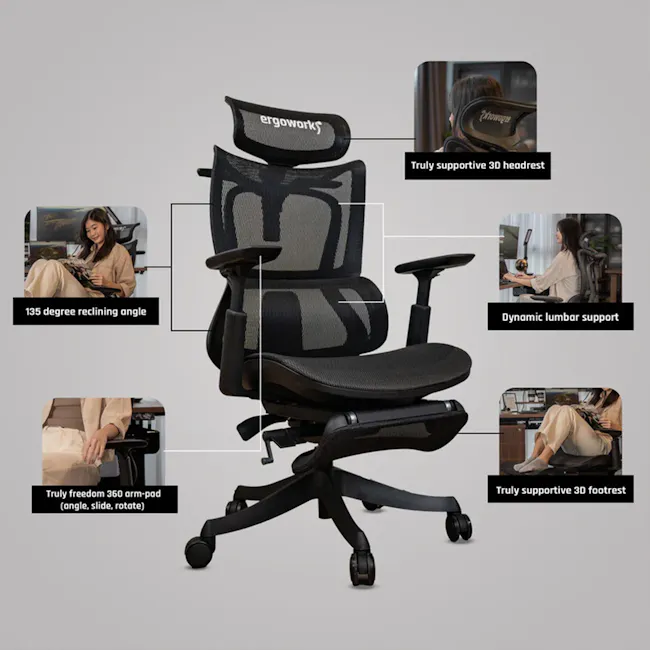 Truly Perfect Chair V2 - Black - 3