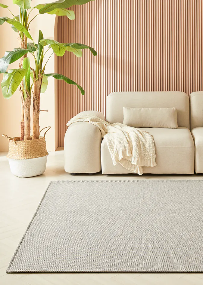 Lonzo Woven Rug (2 Sizes) - Ash Grey - 9