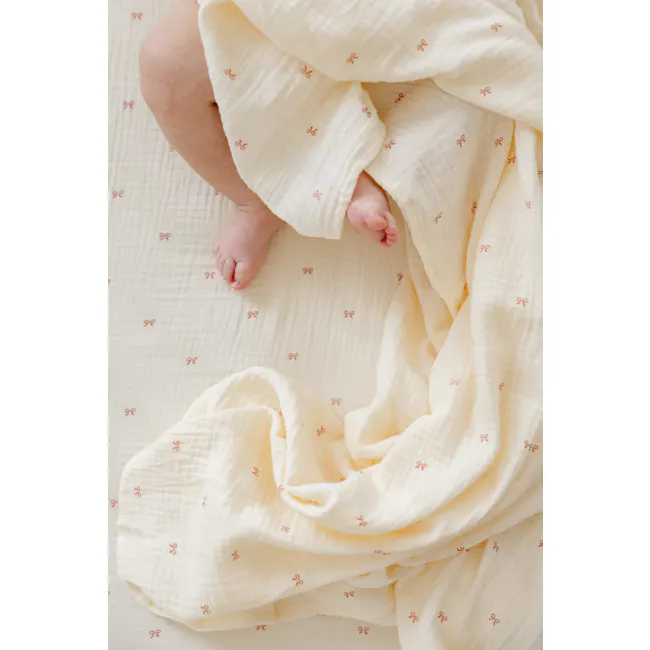 Soft Spot Soft Swaddle/Towel - Ribbon - 6