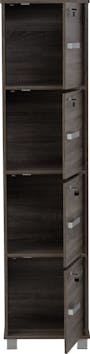 Naya 4 Door Cabinet - Dark Sonoma - 4