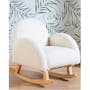 Childhome Kids Teddy Rocking Chair - Off White Natural - 5