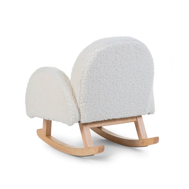 Childhome Kids Teddy Rocking Chair - Off White Natural - 4