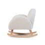 Childhome Kids Teddy Rocking Chair - Off White Natural - 3