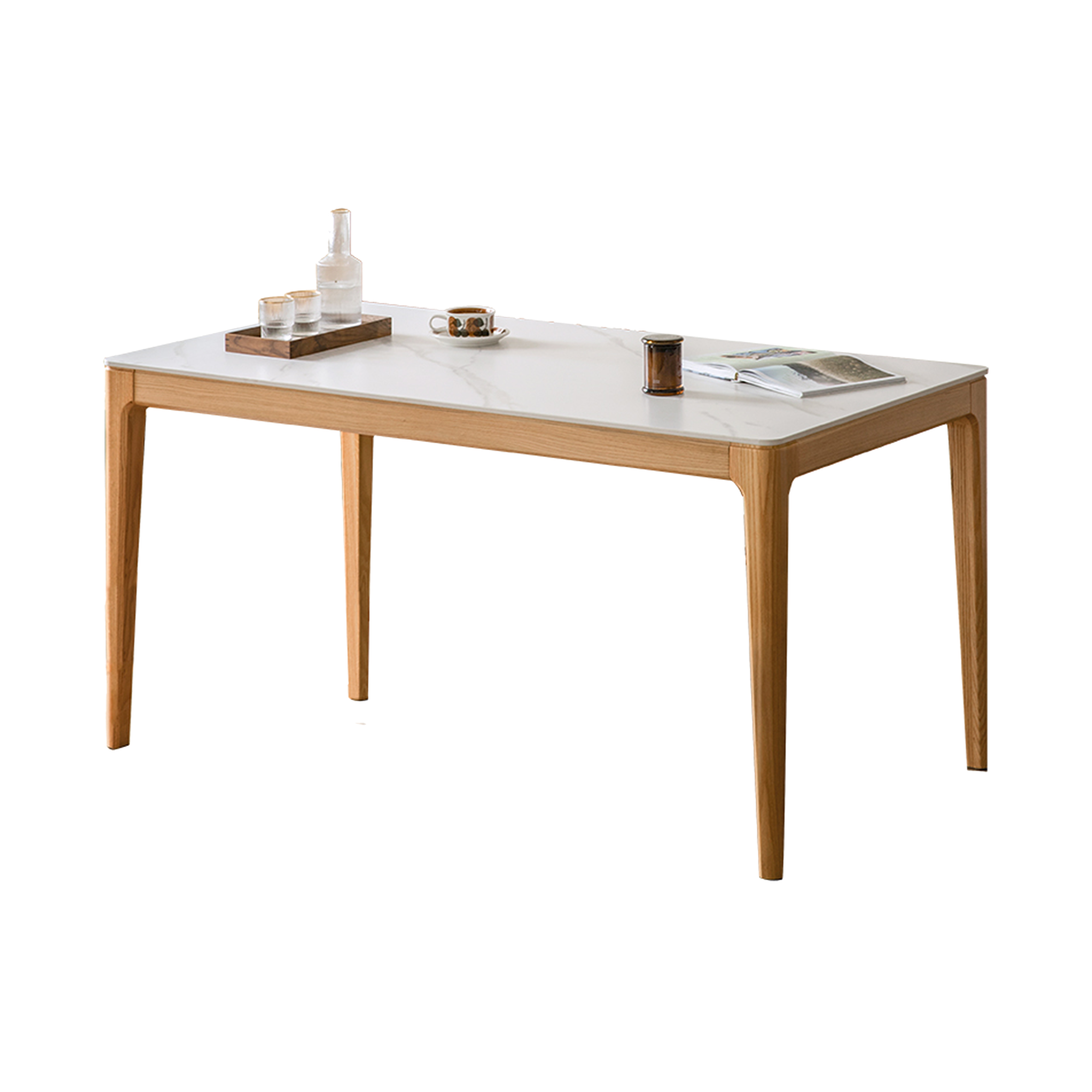 Adelyn Dining Table 1.4m - Oak (Sintered Stone)