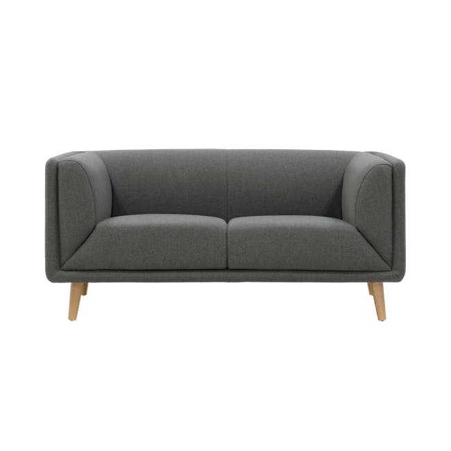 Audrey 2 Seater Sofa with Audrey Armchair - Granite - 5