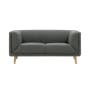 Audrey 2 Seater Sofa with Audrey Armchair - Granite - 5