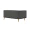 Audrey 2 Seater Sofa with Audrey Armchair - Granite - 8