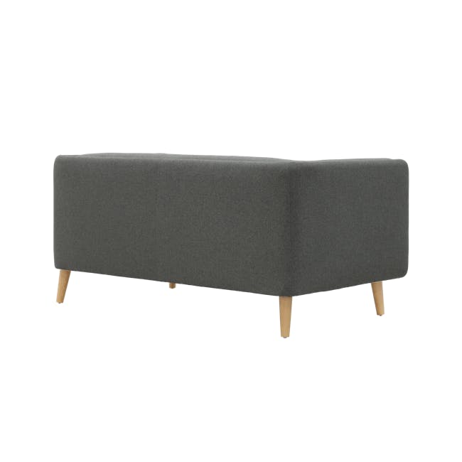 Audrey 2 Seater Sofa with Audrey Armchair - Granite - 8