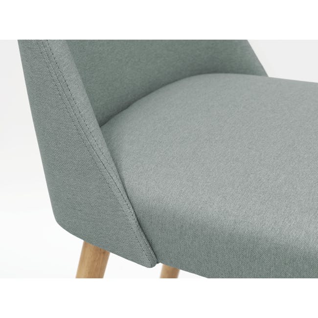Miranda Chair - Natural, Sea Green - 5
