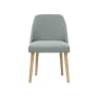 Miranda Chair - Natural, Sea Green - 1