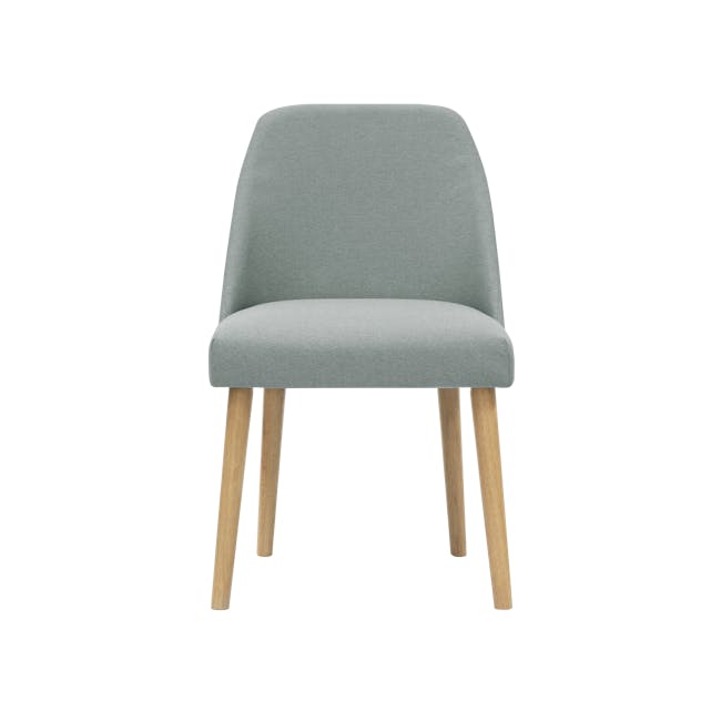 Miranda Chair - Natural, Sea Green - 1