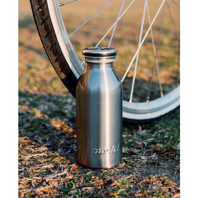 MOSH! Double-walled Stainless Steel Bottle 450ml -  Silver - 1