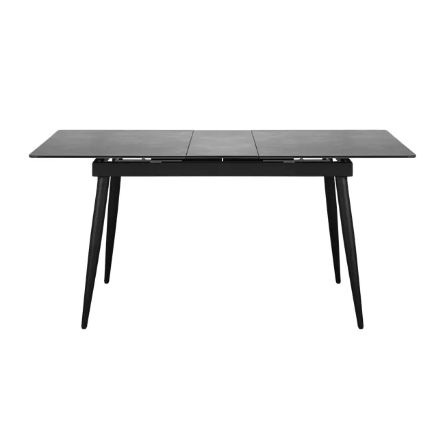 Syla Extendable Dining Table 1.3m-1.6m - Concrete Grey (Sintered Stone) - 3 - Modern minimalist dining table with sleek