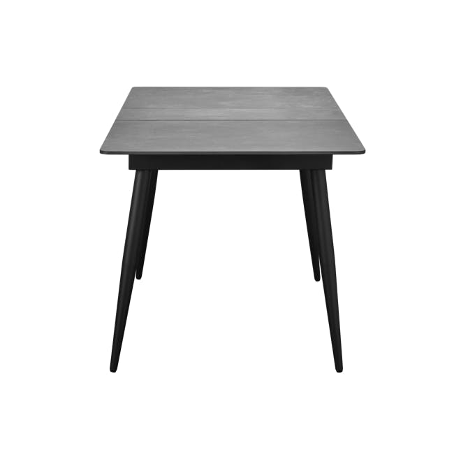 Syla Extendable Dining Table 1.3m-1.6m - Concrete Grey (Sintered Stone) - 5