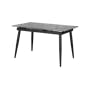 Syla Extendable Dining Table 1.3m-1.6m - Concrete Grey (Sintered Stone) - 4