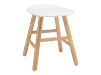Kaito Stool - Natural, White