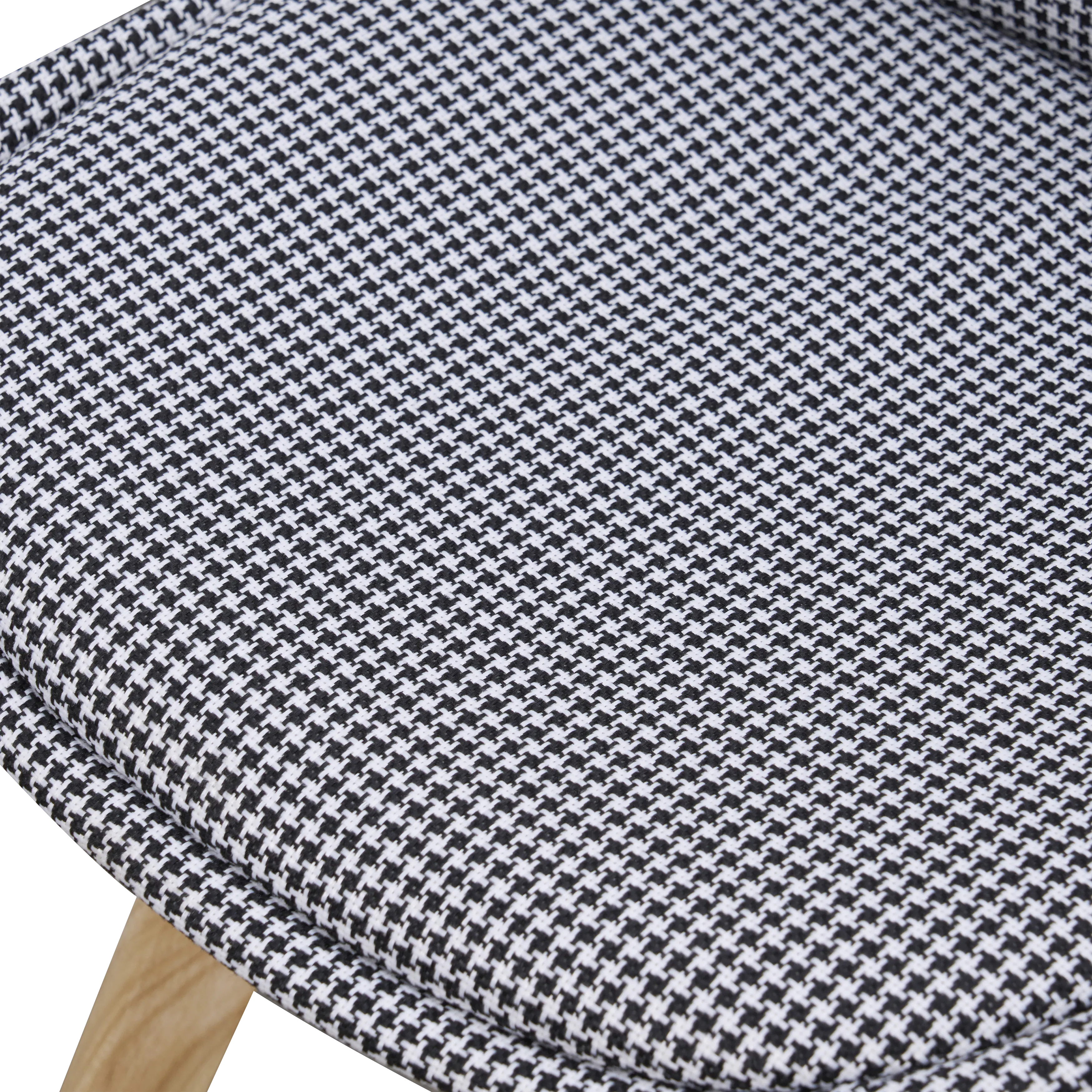 Linnett Chair - Natural, Houndstooth (Fabric) - 10
