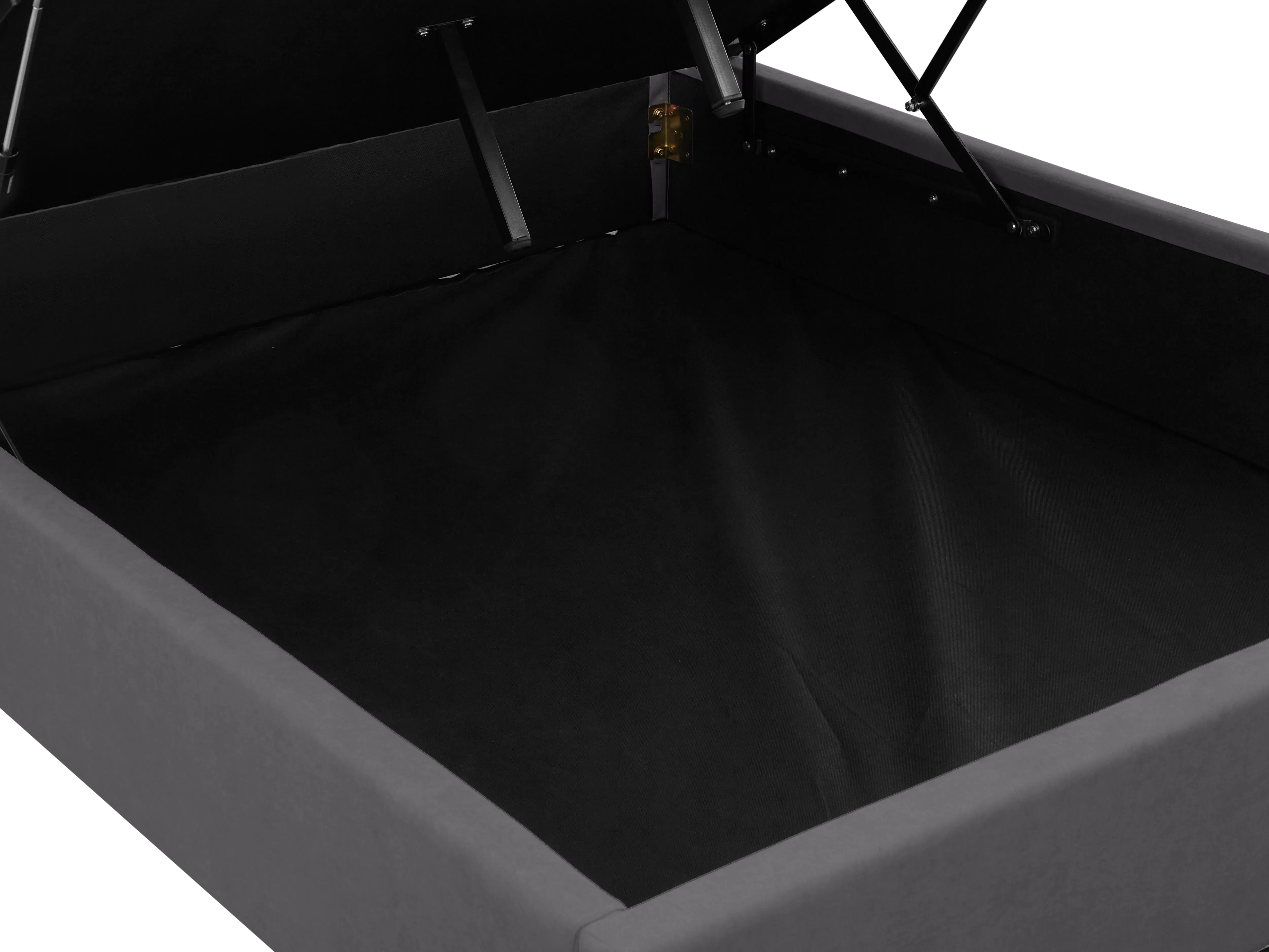 Nolan King Storage Bed - Hailstorm - 7