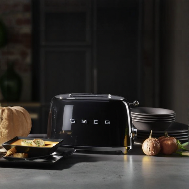 Smeg Matte Black Smeg Kettle Toaster Set Smeg Toaster Set Matt