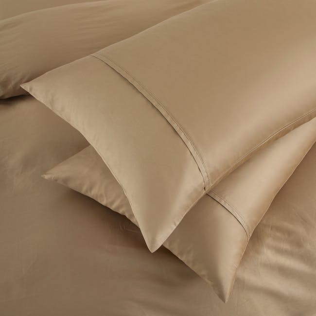 Pima Cotton Full Bedding Set - Linen - 2