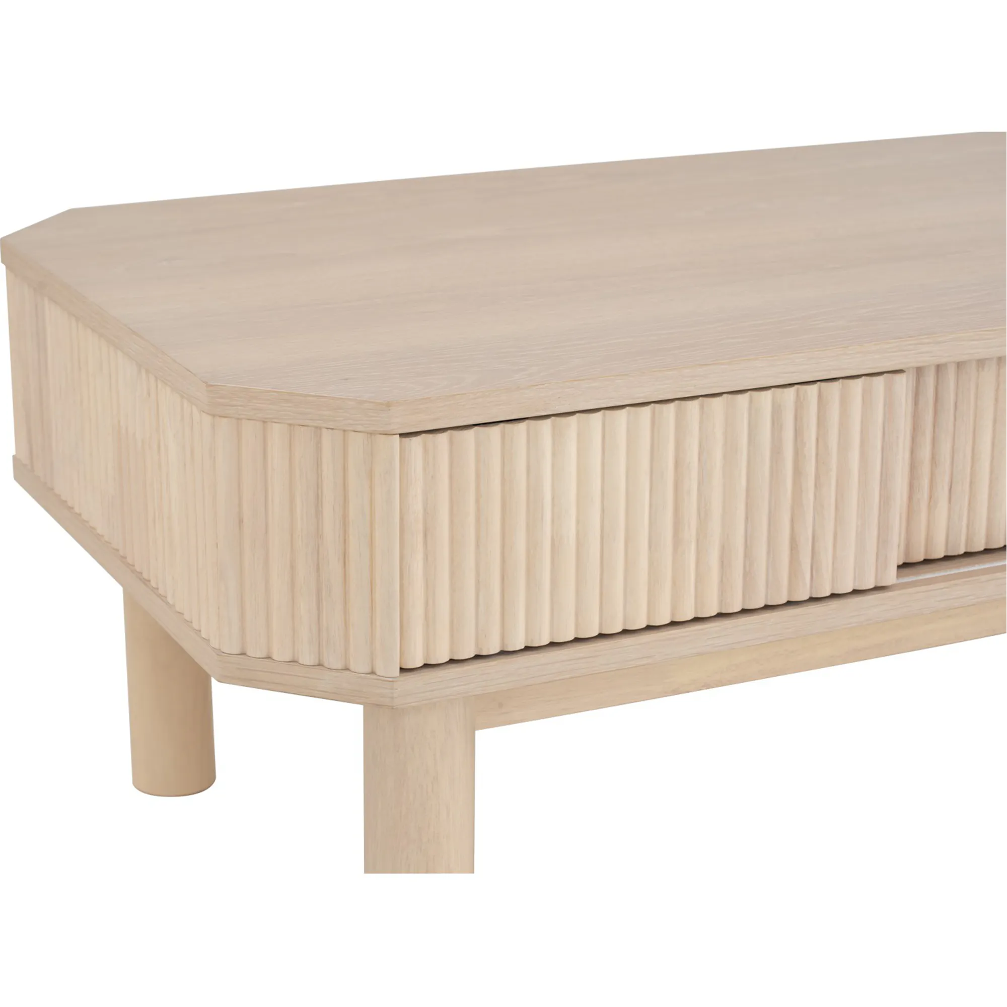 Claire Single Drawer Coffee Table 1.2m - 20 - Light wood, minimalist, modern, sleek, contemporary, natural wood, organic