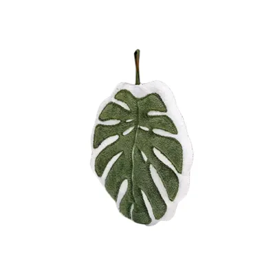 Monstera Leaf Drying Hand Towel