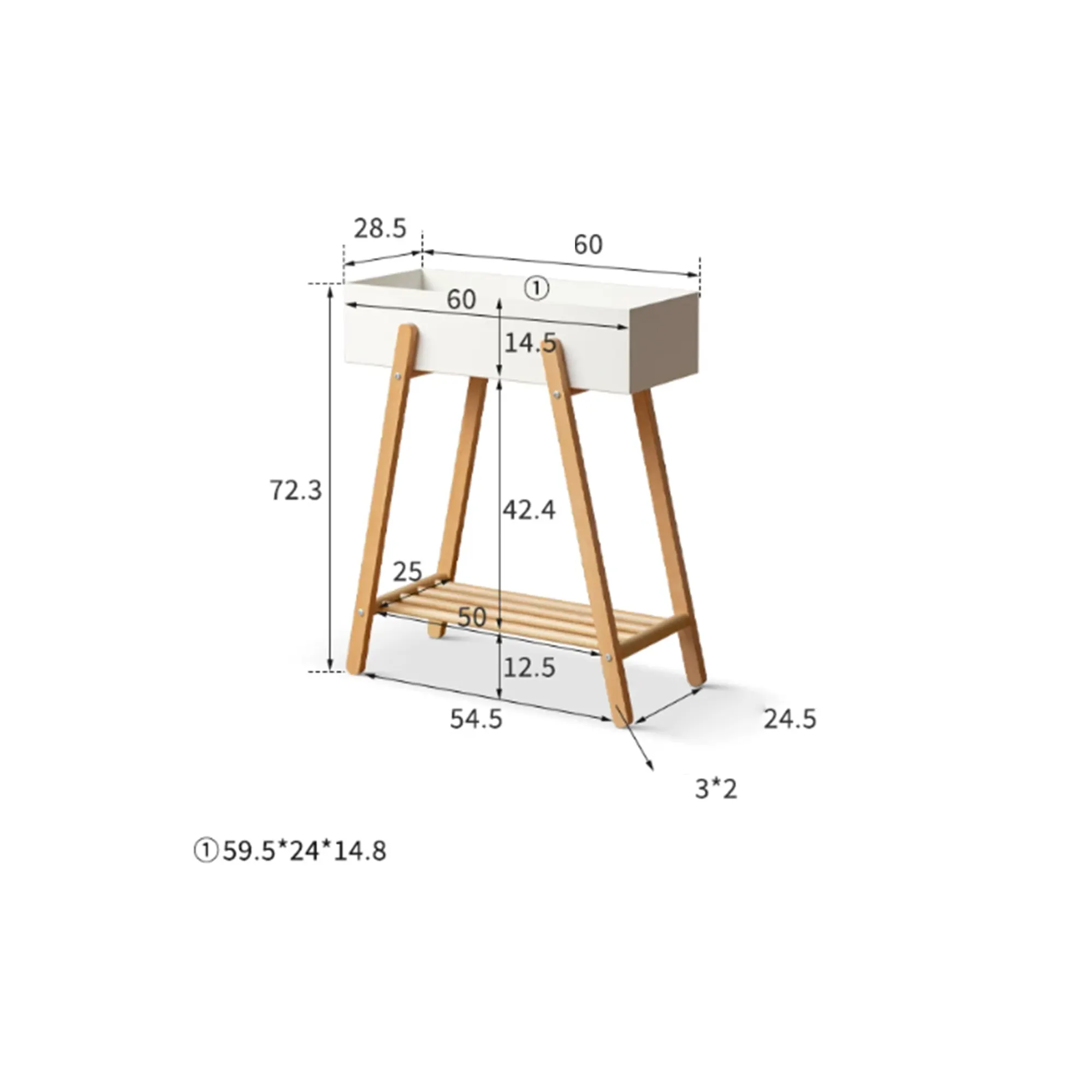 Plisse Planter Rack - 13