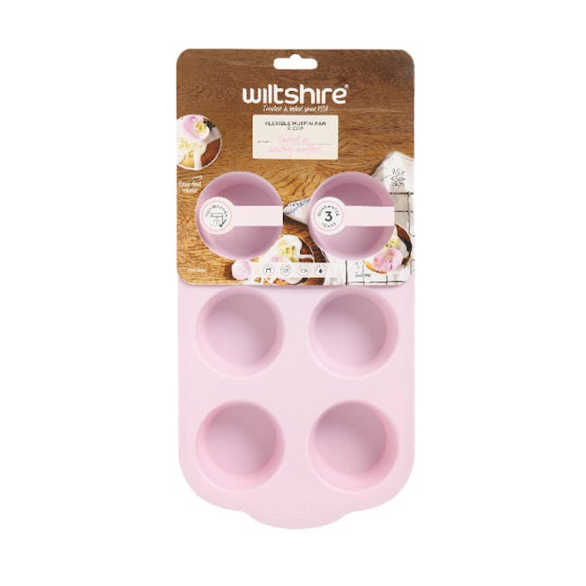 Wiltshire Silicone Muffin Pan 6 Cup - 1