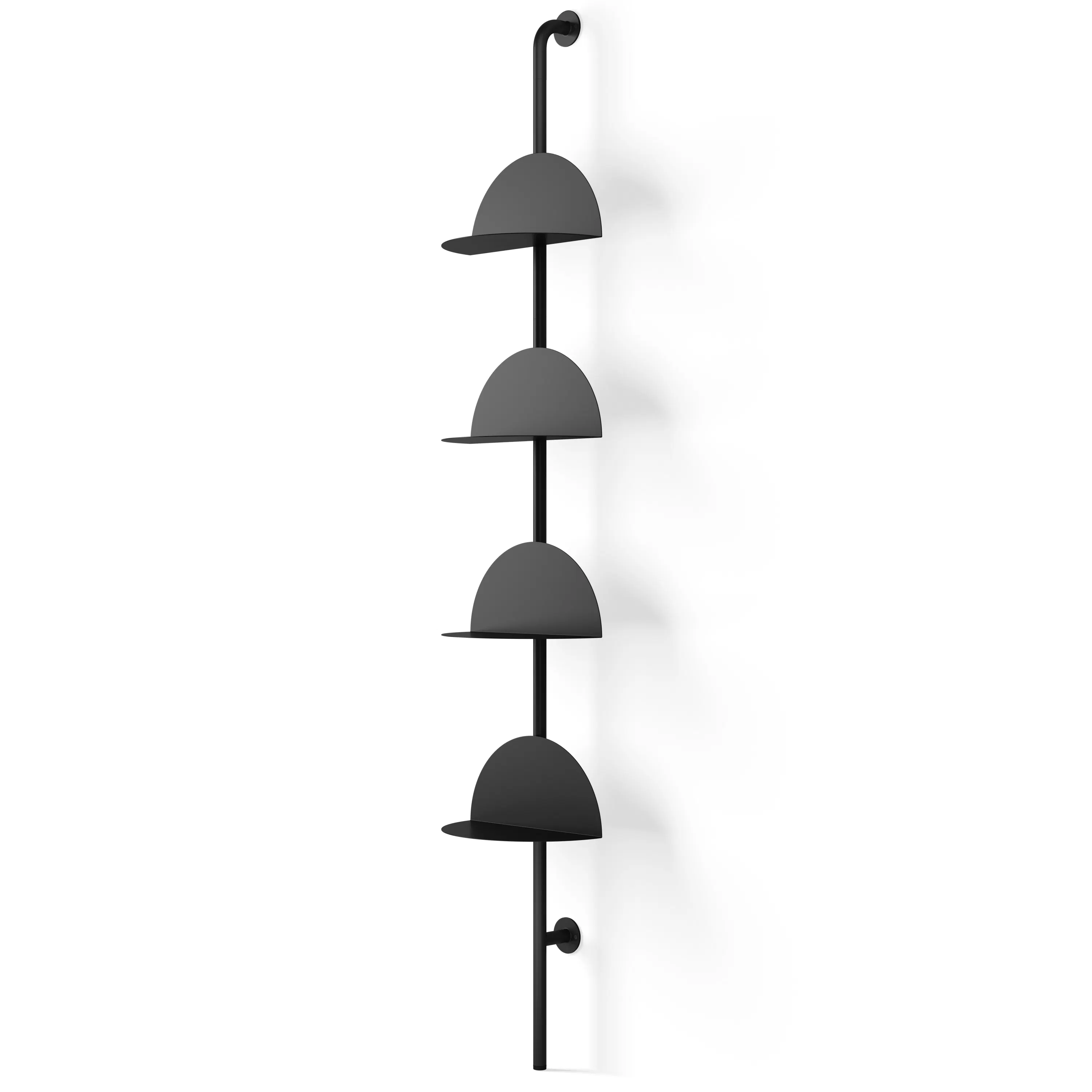 Solis Adjustable Shelves (4 Shelf) - Black - 7