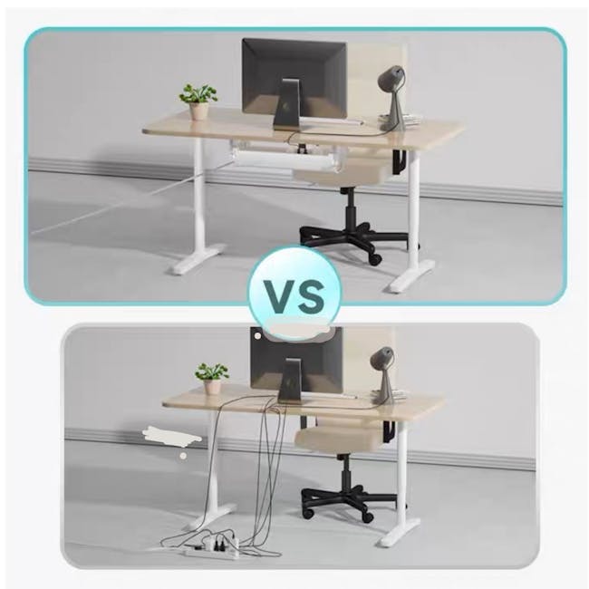 Cable Management Tray for BYD Adjustable Tables - 4