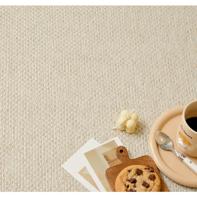 Lonzo Woven Rug (2 Sizes) - Cream Beige - 14