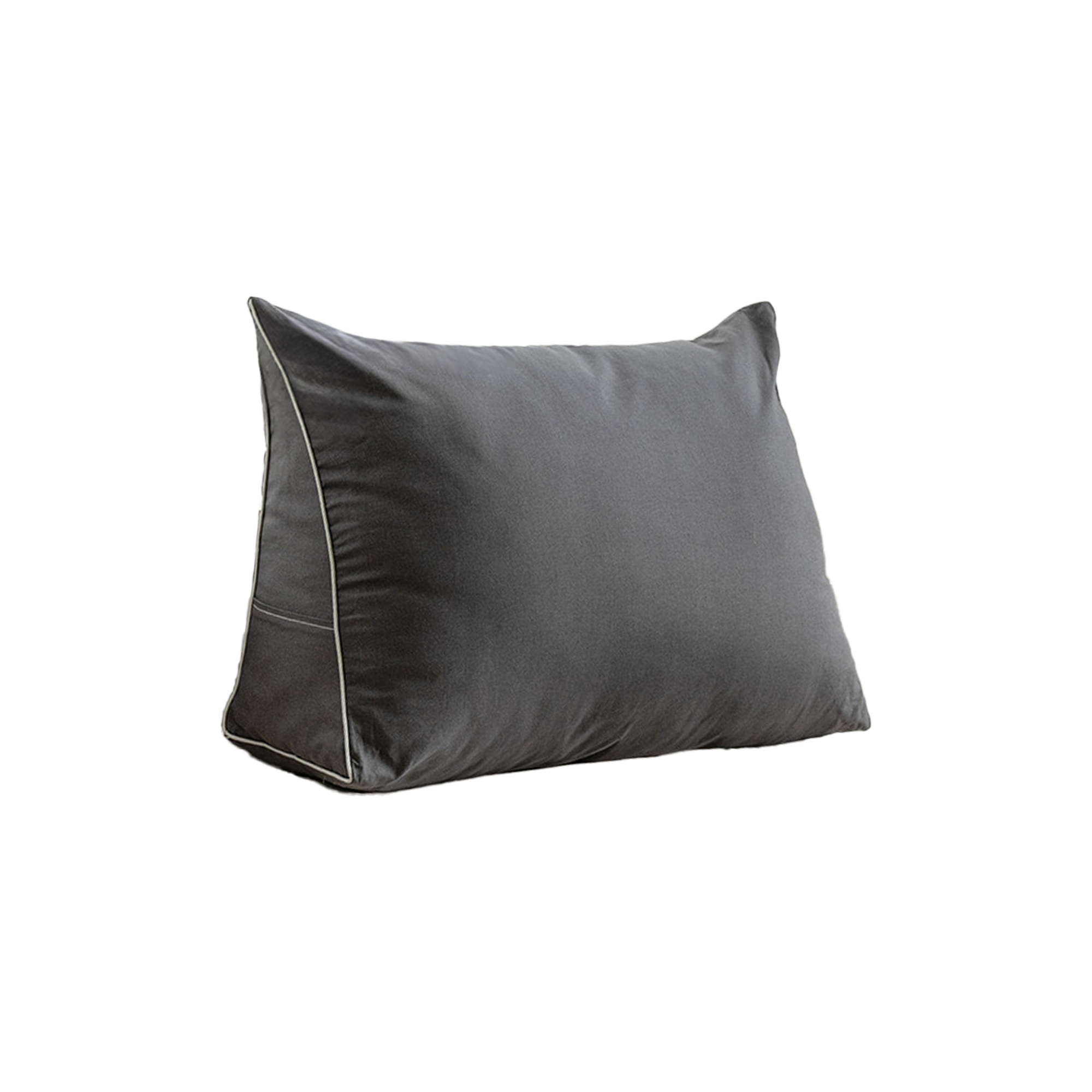 Jiro Triangle Cushion - Charcoal