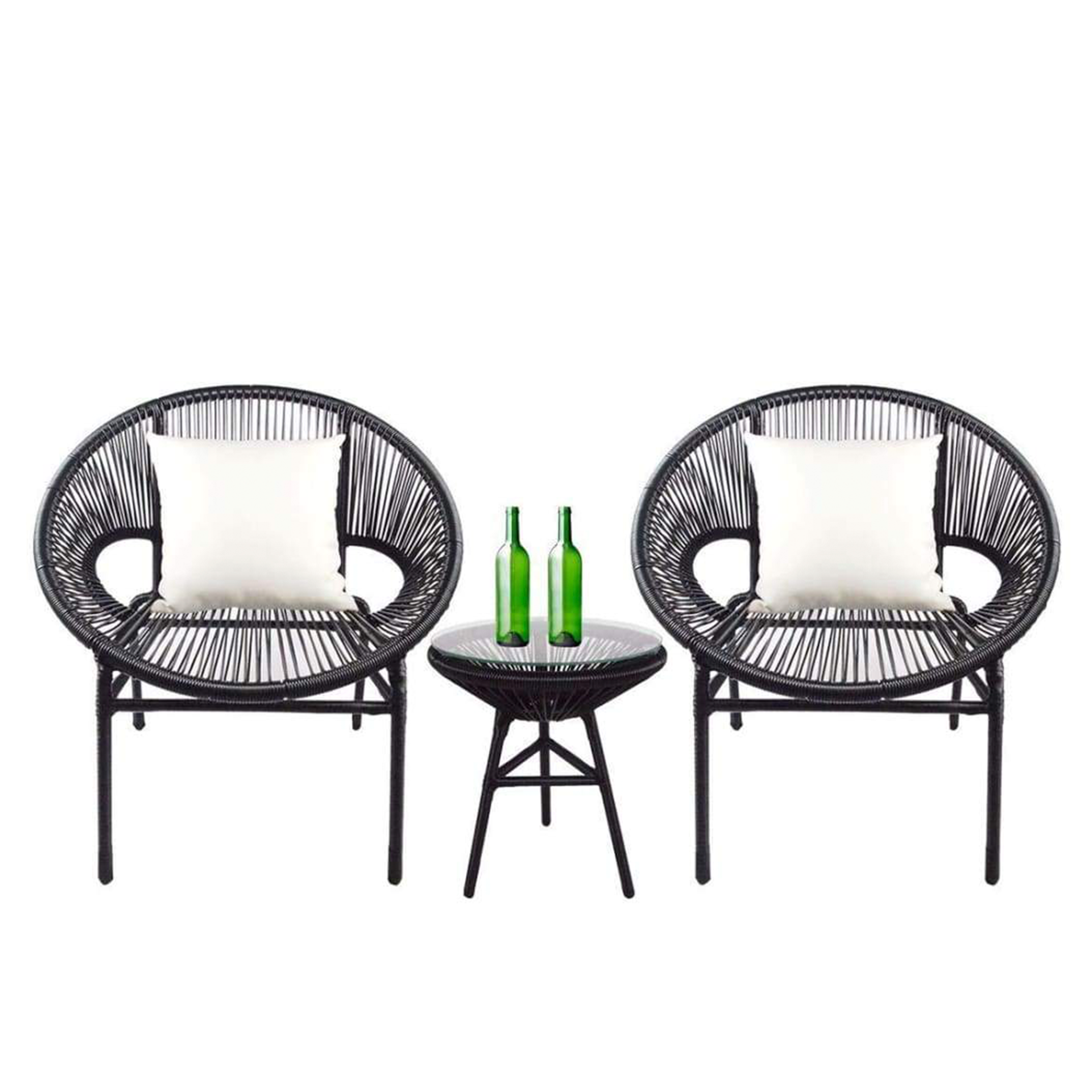 Shelton Patio Set - White Pillow