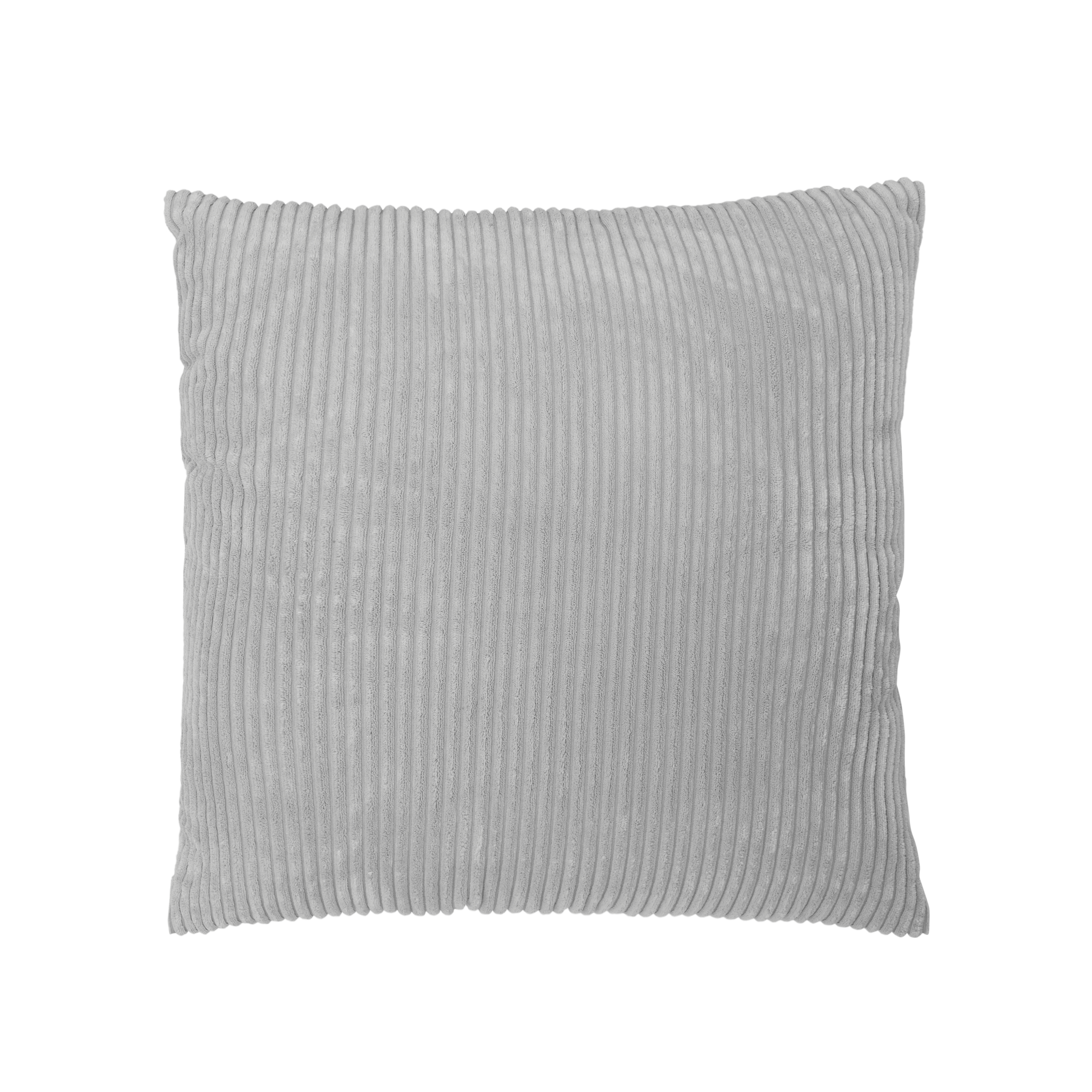 Emeri Large Corduroy Cushion - Silver