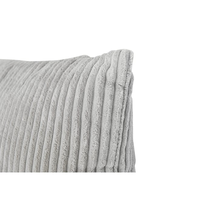 Emeri Large Velvet Cushion - Silver - 2