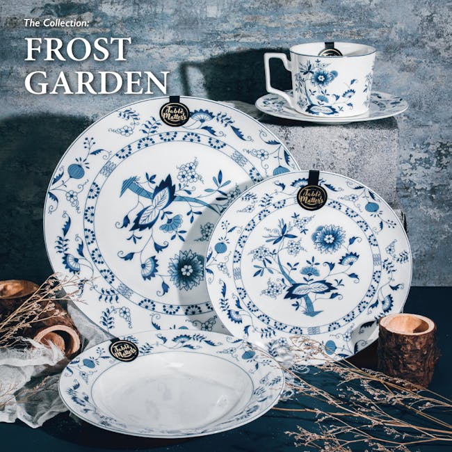 Table Matters Frost Garden Tea Cup and Saucer - 3