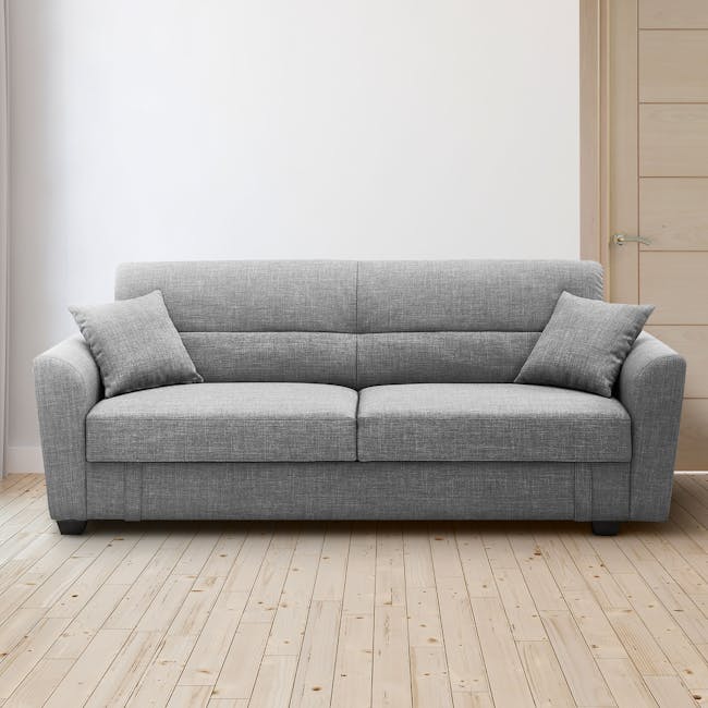 Boston Storage Sofa Bed - Siberian Grey - 1