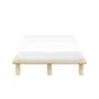 Hiro Super Single Platform Bed with 1 Dallas Bedside Table - 1