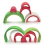 Silicone Watermelon Toy Stacker - 6