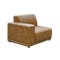 Milan 4 Seater Corner Extended Sofa - Tan (Faux Leather) - 3