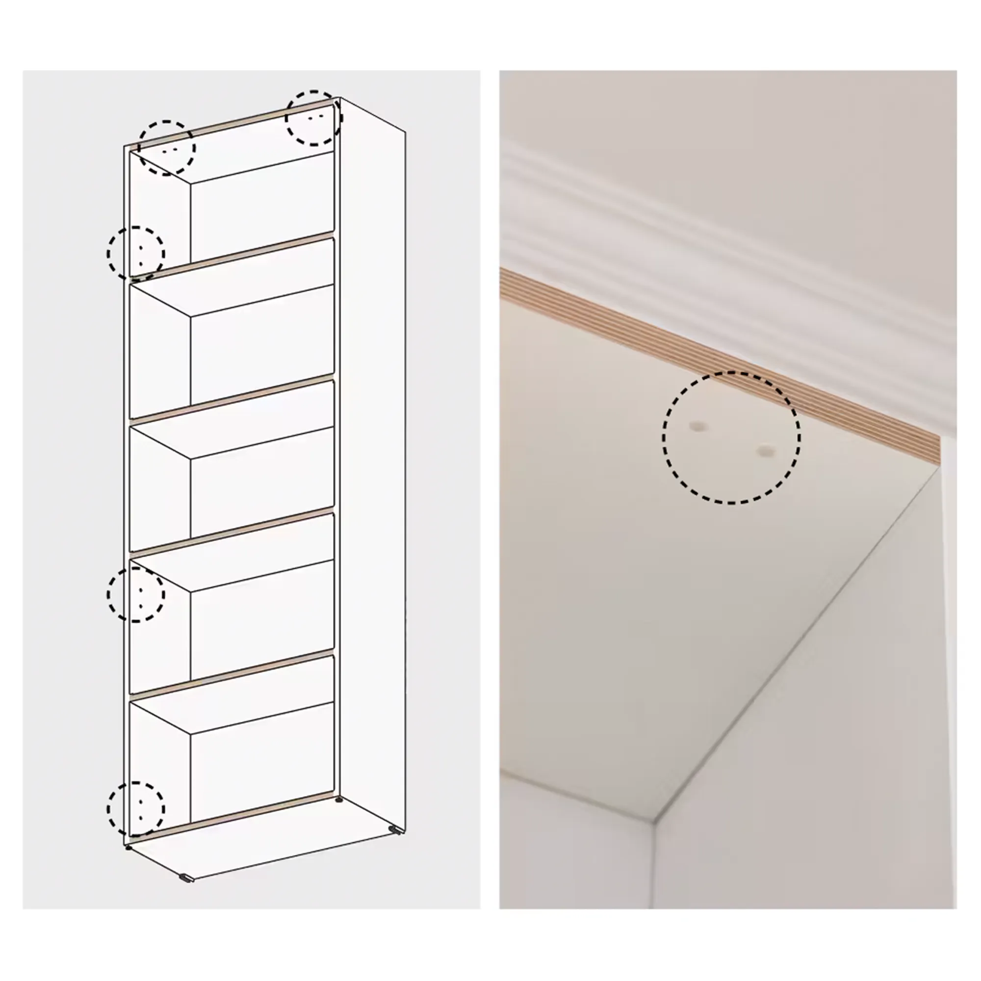 Kira Modular 5-Tier Cabinet Bookshelf 0.6m - 14