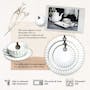 Table Matters White Scallop Tea Cup and Saucer - 4